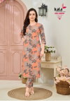 Long Comfort Vol 1 by Kala Cotton Printed Co Ord Set Wholesale Price In Surat
